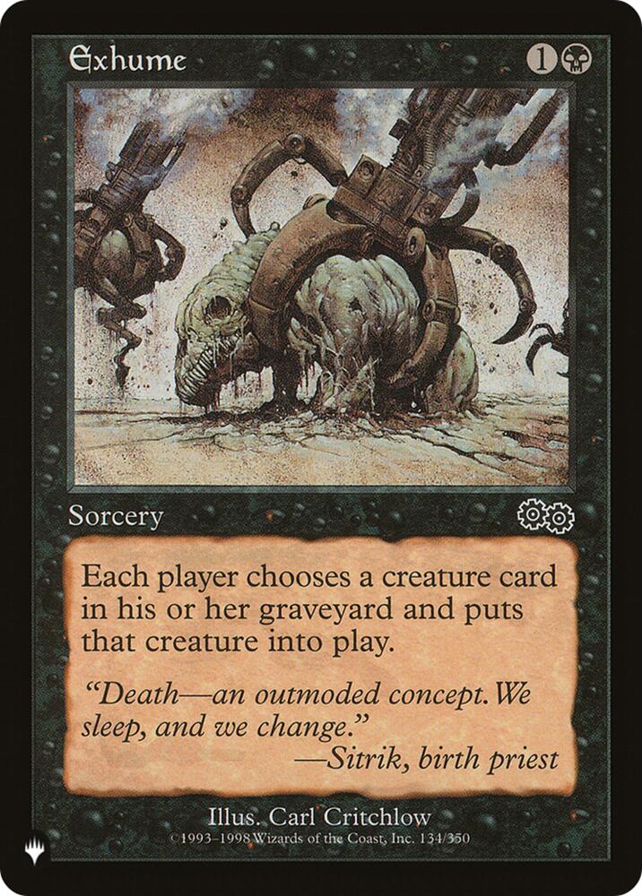Exhume (134) [The List]