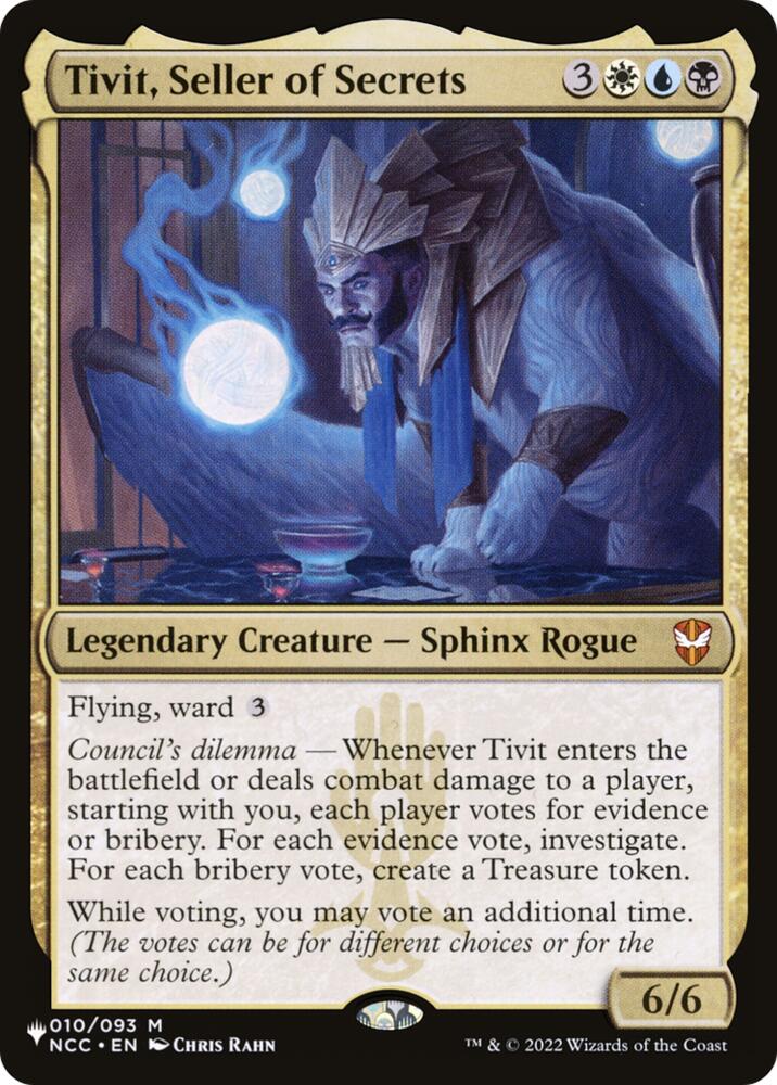 Tivit, Seller of Secrets (10) [The List]