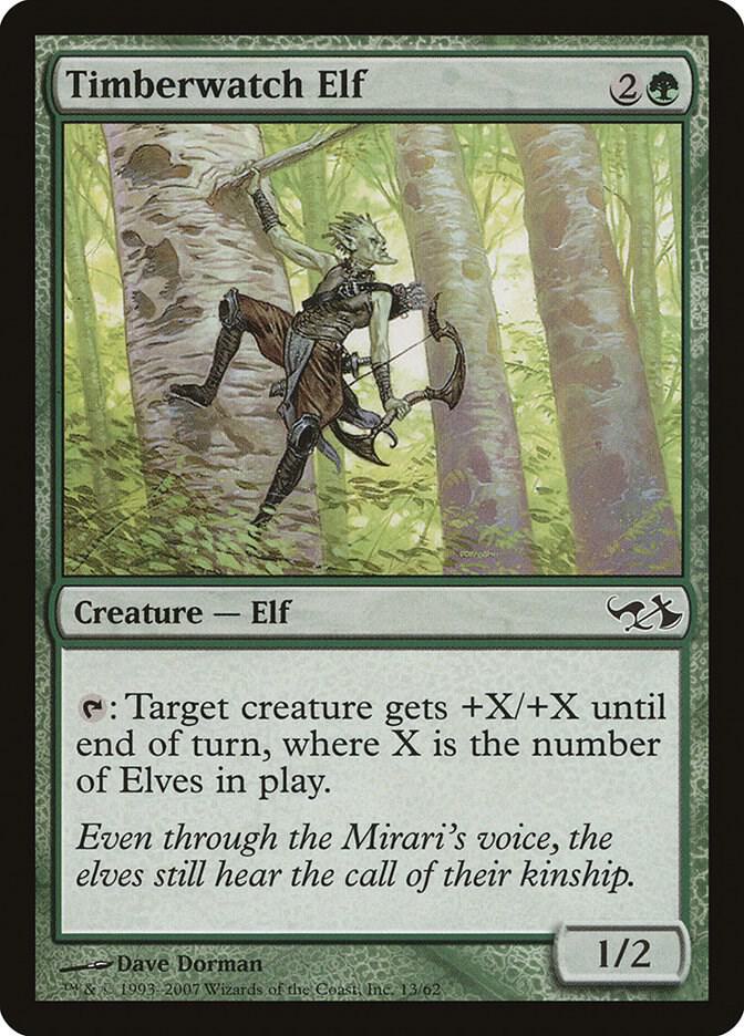 Timberwatch Elf (13) [Duel Decks: Elves vs. Goblins]