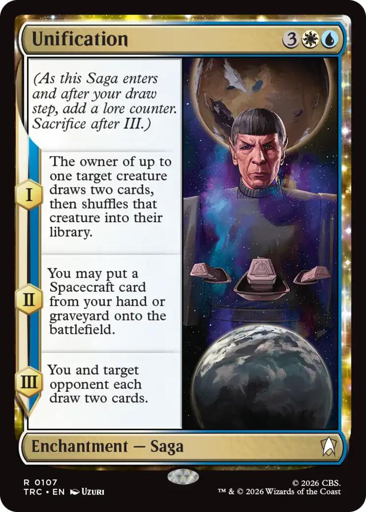 Unification (Surge Foil) (107) [Star Trek Commander]