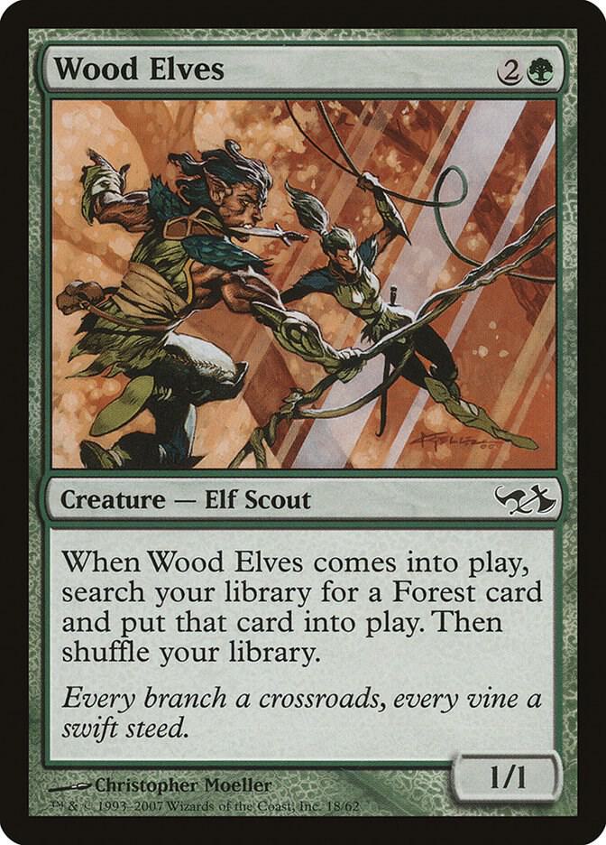Wood Elves (18) [Duel Decks: Elves vs. Goblins]