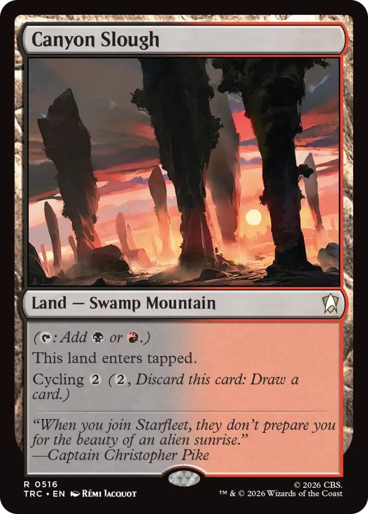 Canyon Slough (Surge Foil) (516) [Star Trek Commander]
