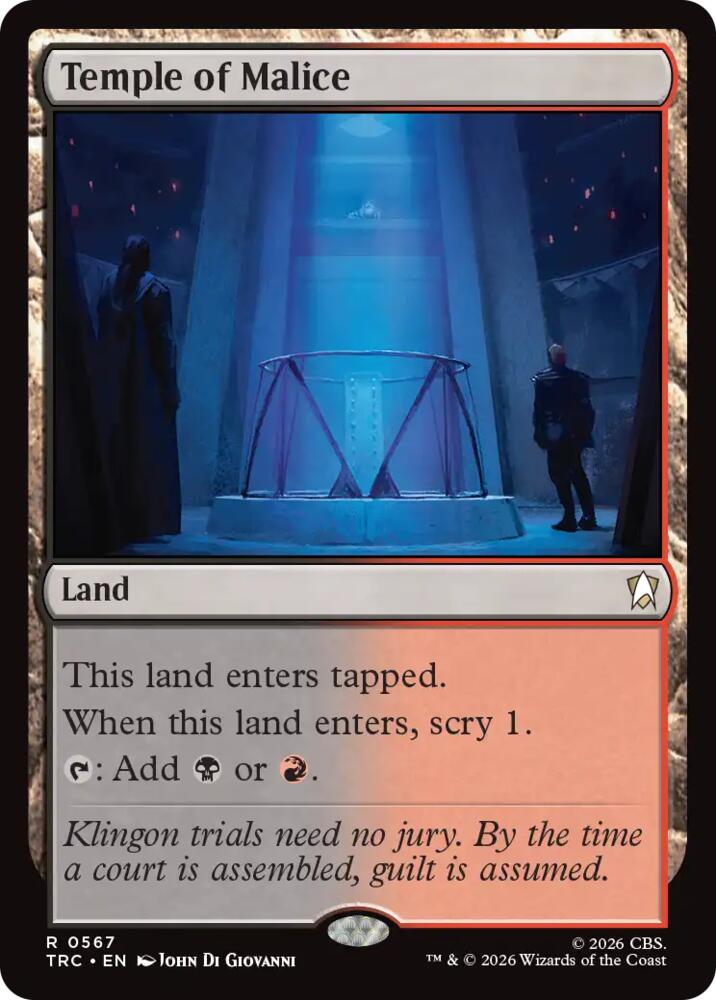Temple of Malice (Surge Foil) (567) [Star Trek Commander]