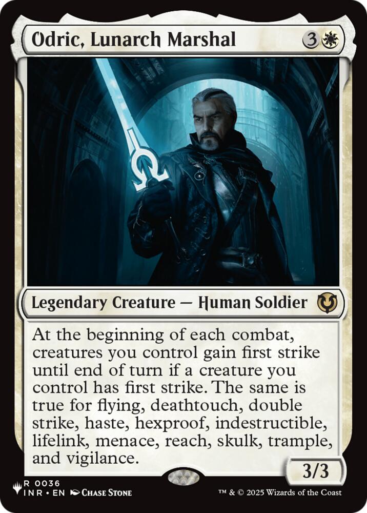 Odric, Lunarch Marshal (INR) (36) [The List]