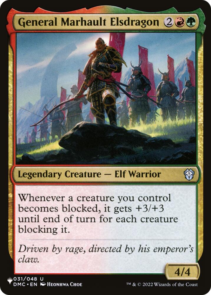 General Marhault Elsdragon (31) [The List]