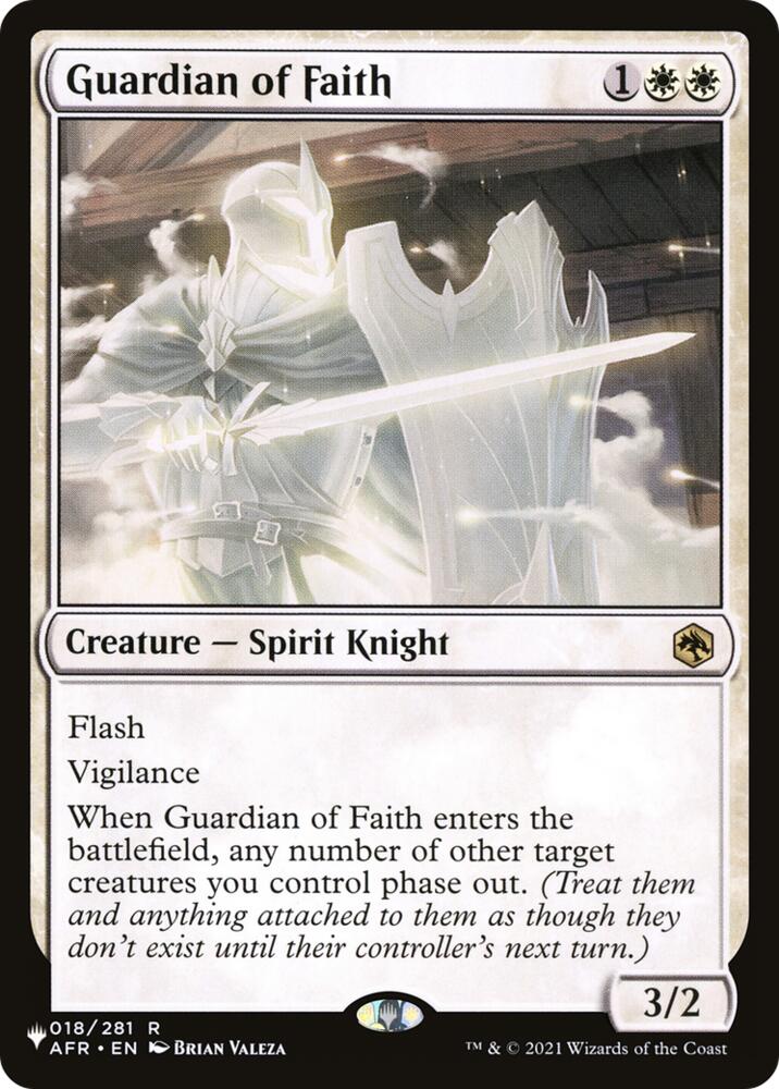 Guardian of Faith (18) [The List]