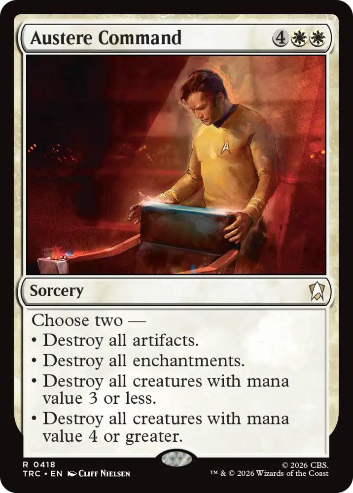 Austere Command (Surge Foil) (418) [Star Trek Commander]