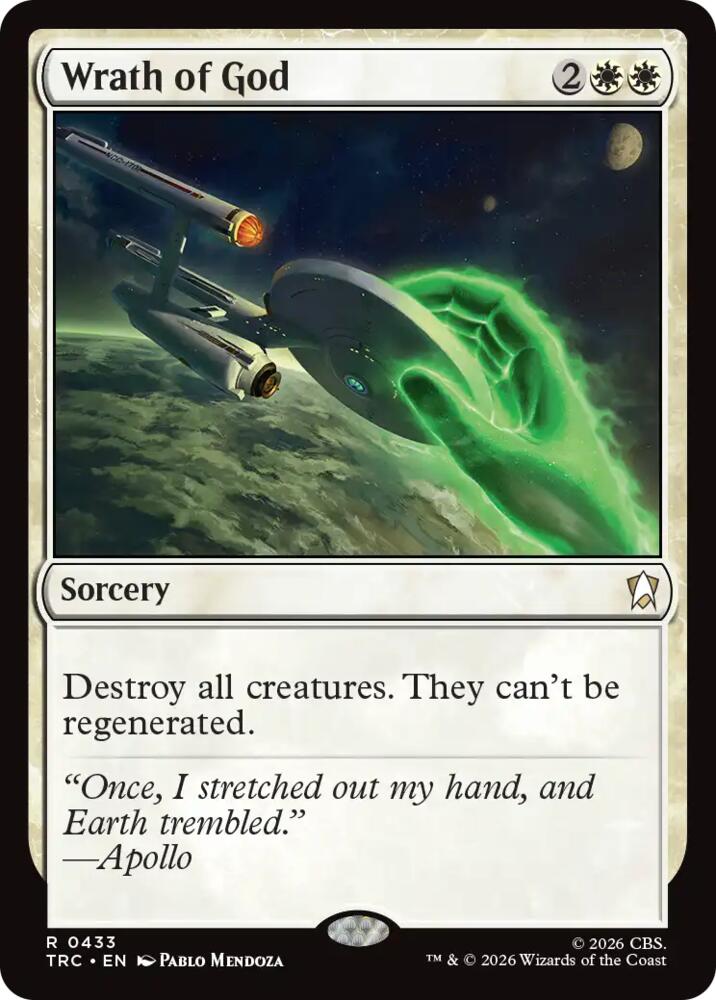 Wrath of God (Surge Foil) (433) [Star Trek Commander]