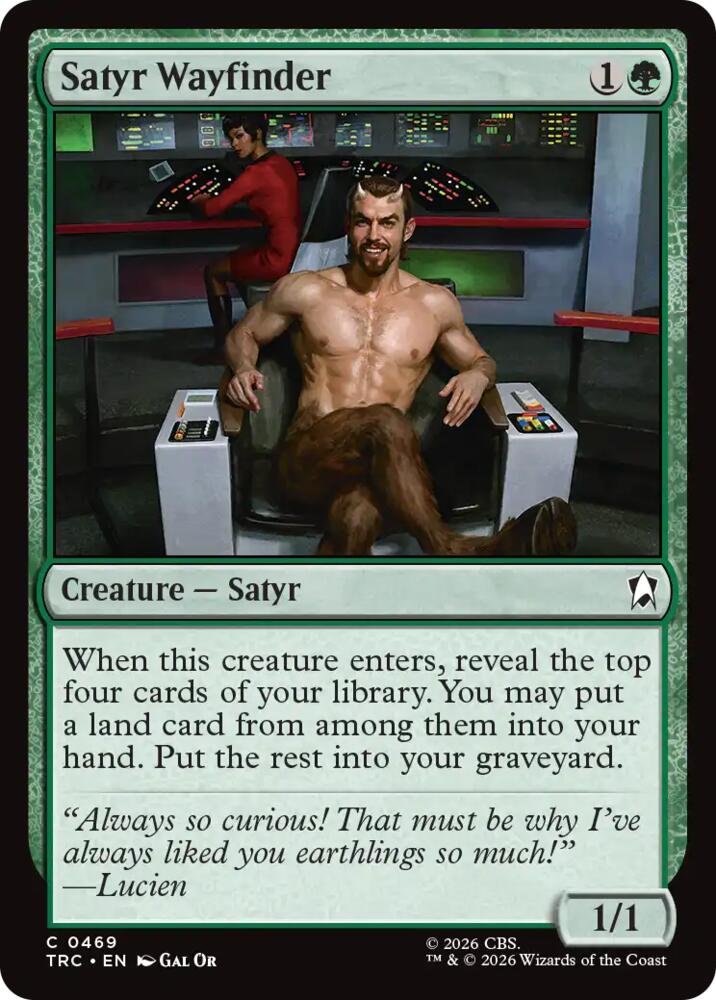 Satyr Wayfinder (Surge Foil) (469) [Star Trek Commander]