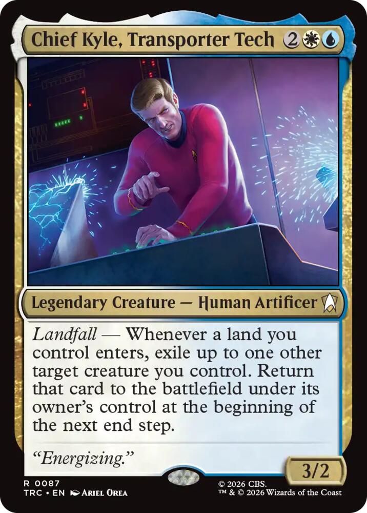 Chief Kyle, Transporter Tech (87) [Star Trek Commander]