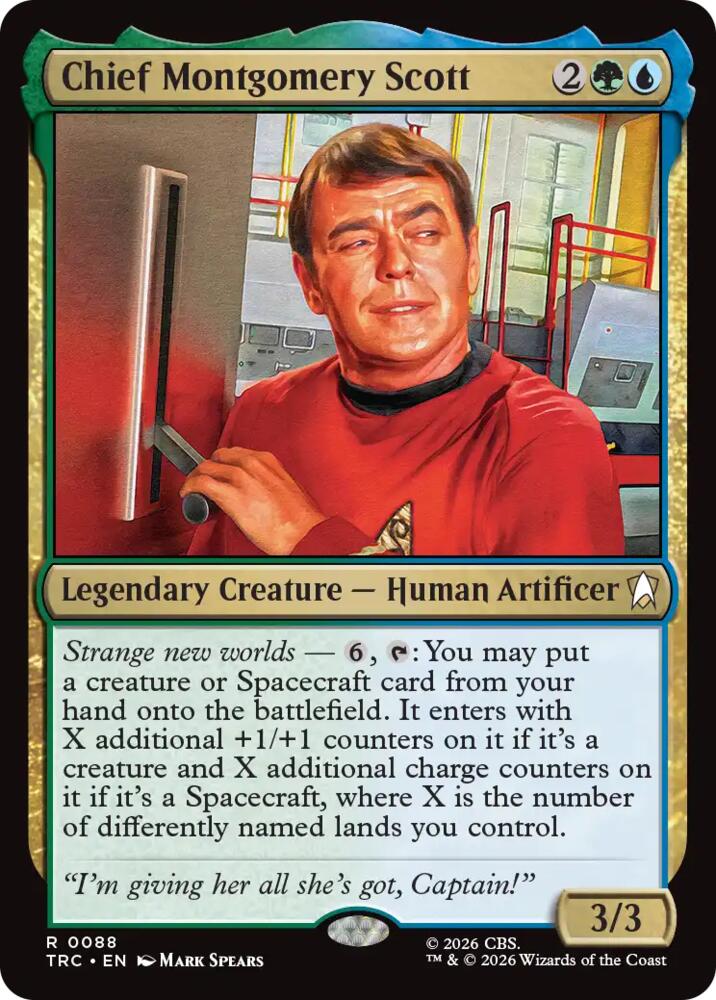 Chief Montgomery Scott (88) [Star Trek Commander]