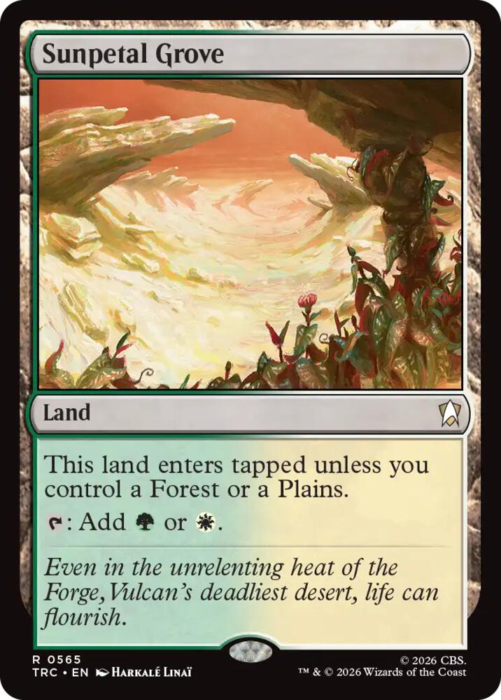 Sunpetal Grove (Surge Foil) (565) [Star Trek Commander]