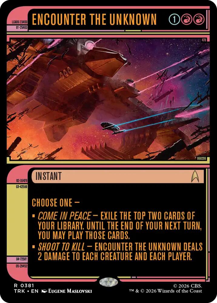 Encounter the Unknown (Showcase) (381) [Star Trek]