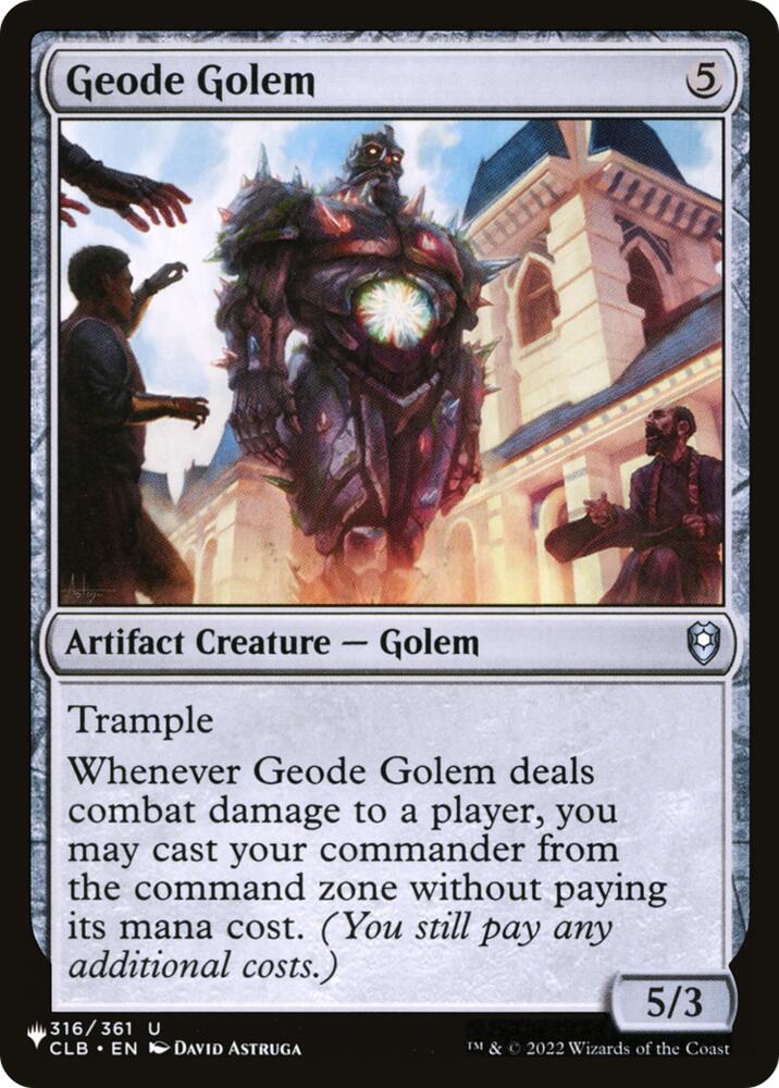 Geode Golem (316) [The List]