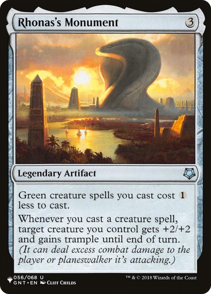 Rhonas's Monument (GNT) (56) [The List]