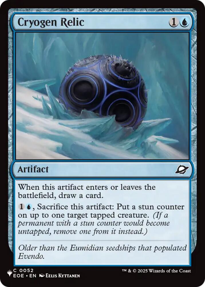 Cryogen Relic (52) [The List]