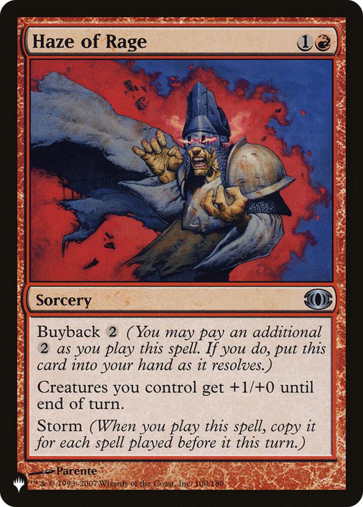 Haze of Rage (FUT) (100) [The List]