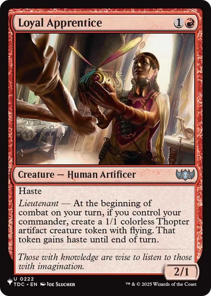 Loyal Apprentice (TDC) (222) [The List]