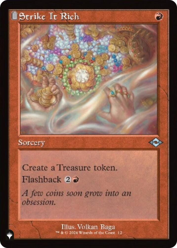 Strike It Rich (Retro Frame) (12) [The List]