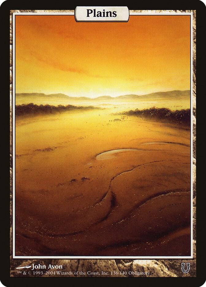 Plains - Full Art (136) [Unhinged]