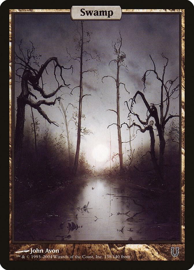 Swamp - Full Art (138) [Unhinged]