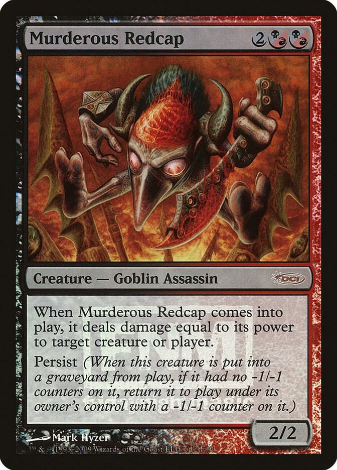 Murderous Redcap (7) [FNM Promos]