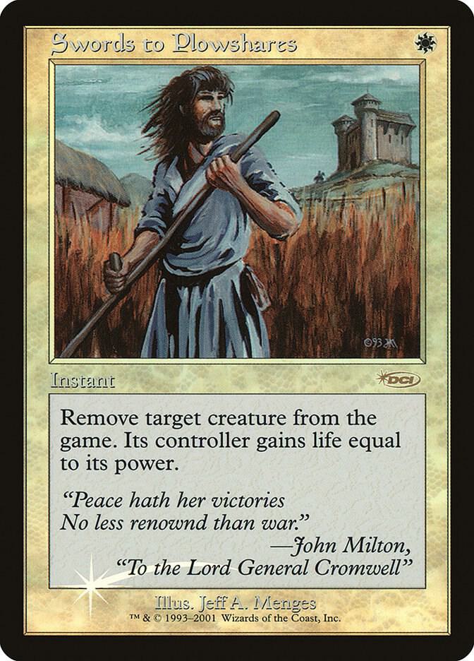 Swords to Plowshares (6) [FNM Promos]