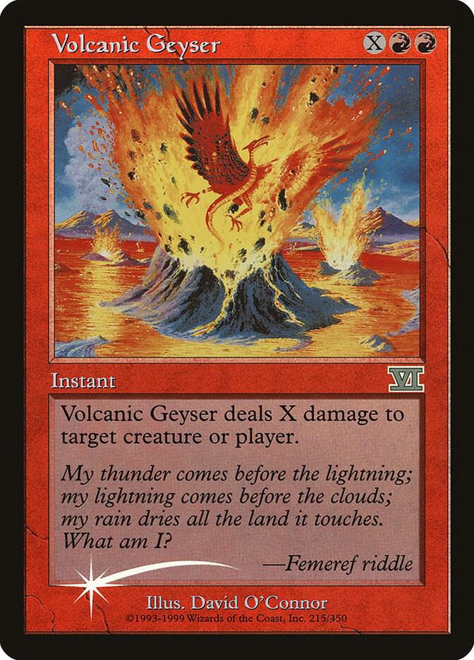 Volcanic Geyser (215) [FNM Promos]
