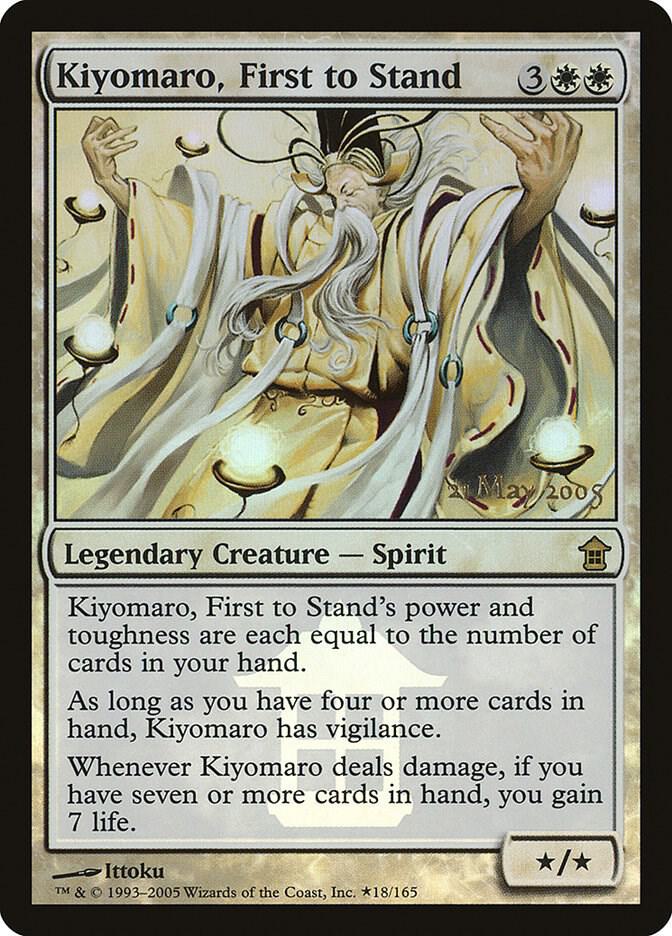 Kiyomaro, First to Stand (18) [Prerelease Cards]