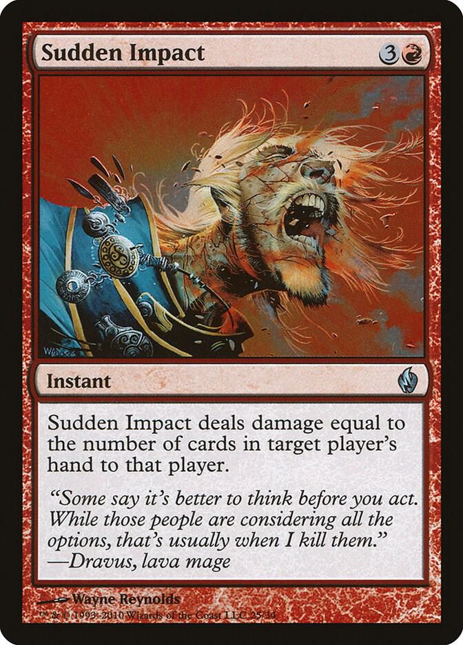 Sudden Impact (25) [Premium Deck Series: Fire and Lightning]