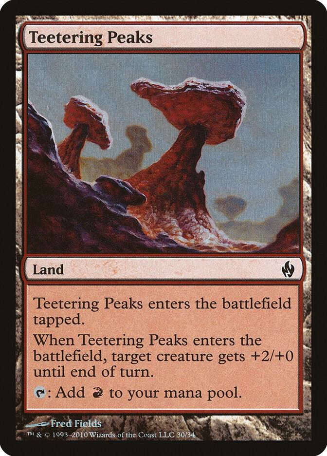 Teetering Peaks (30) [Premium Deck Series: Fire and Lightning]