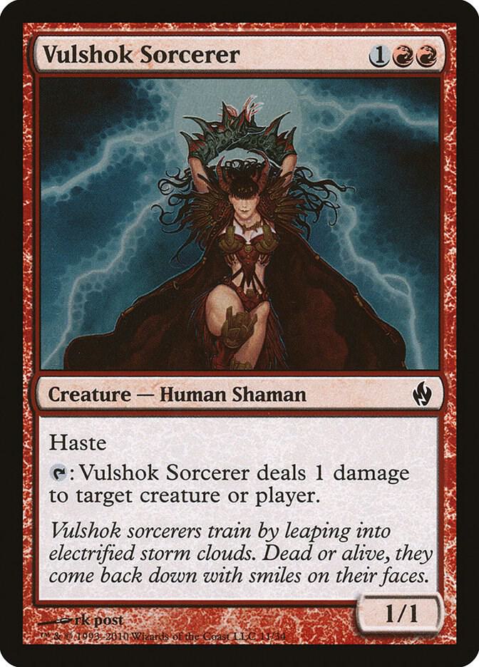 Vulshok Sorcerer (11) [Premium Deck Series: Fire and Lightning]