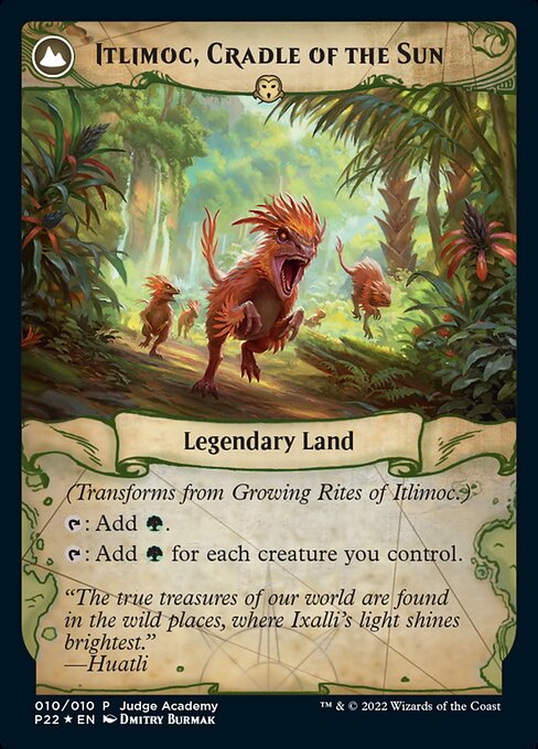 Growing Rites of Itlimoc (10) [Judge Promos] Reverse