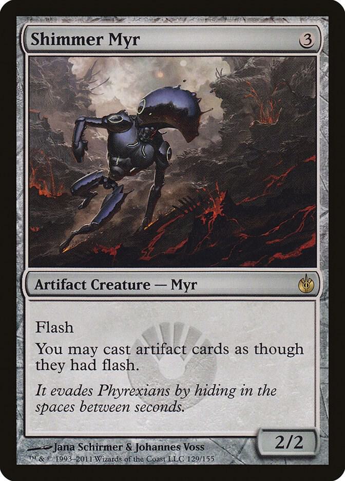 Shimmer Myr (129) [Mirrodin Besieged]