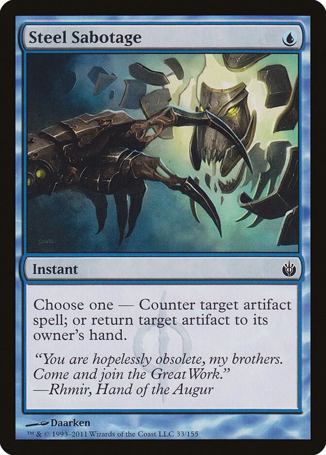 Steel Sabotage (33) [Mirrodin Besieged]