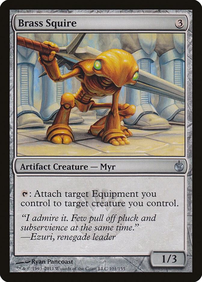 Brass Squire (101) [Mirrodin Besieged]