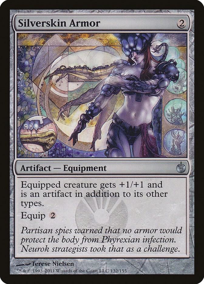 Silverskin Armor (132) [Mirrodin Besieged]