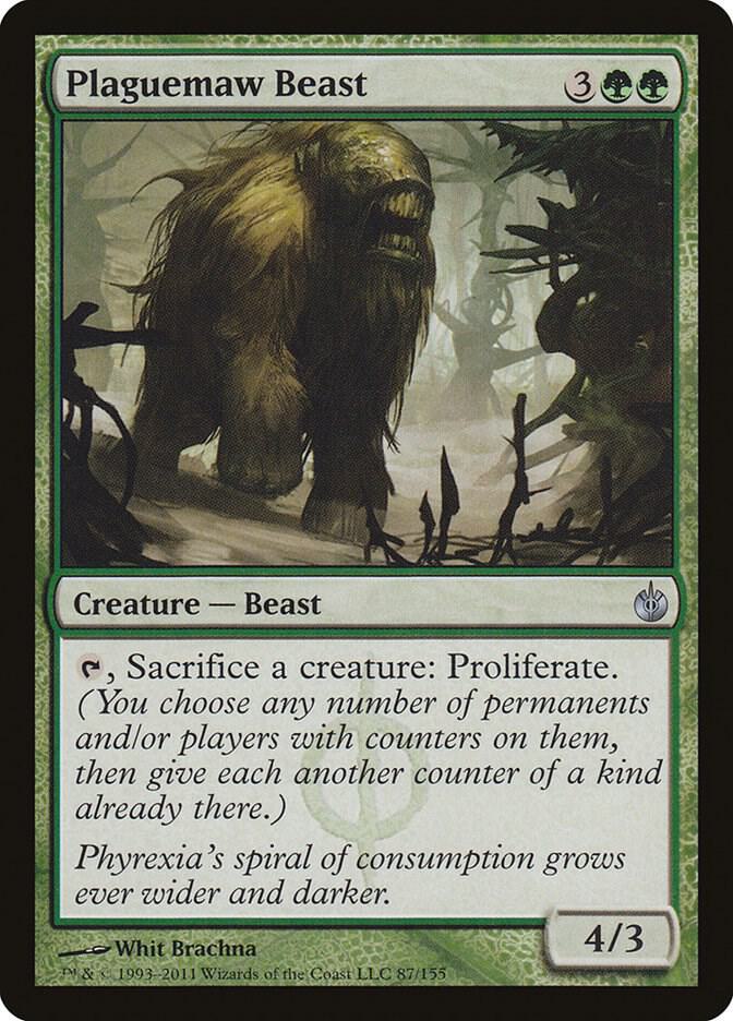 Plaguemaw Beast (87) [Mirrodin Besieged]