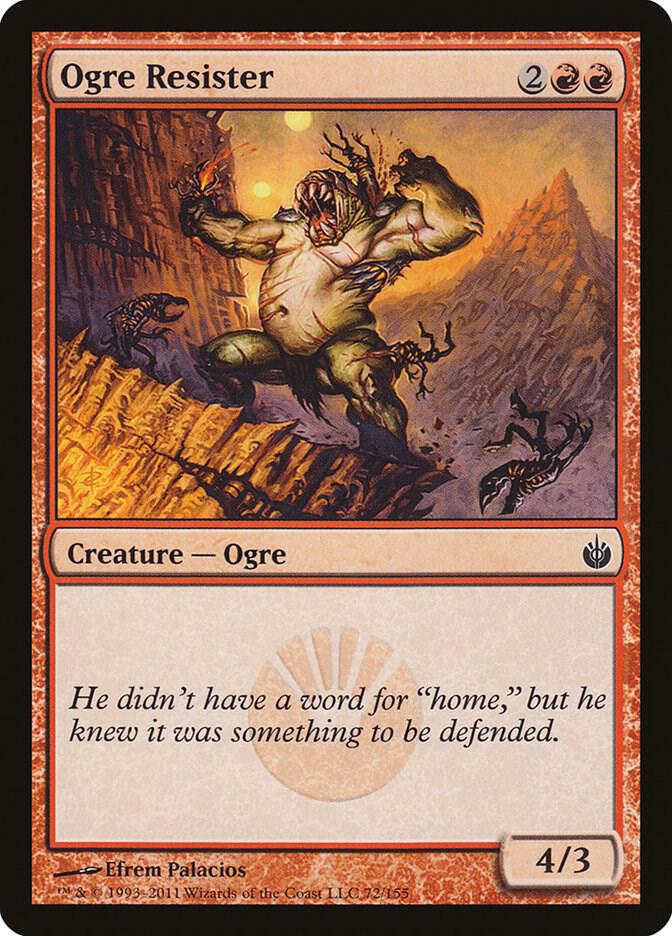 Ogre Resister (72) [Mirrodin Besieged]