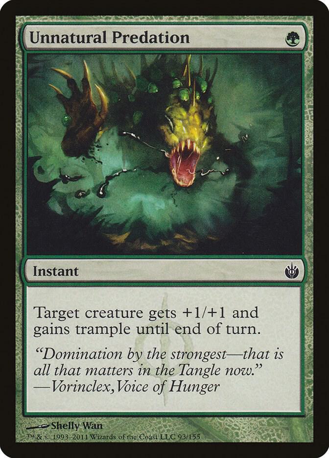 Unnatural Predation (93) [Mirrodin Besieged]