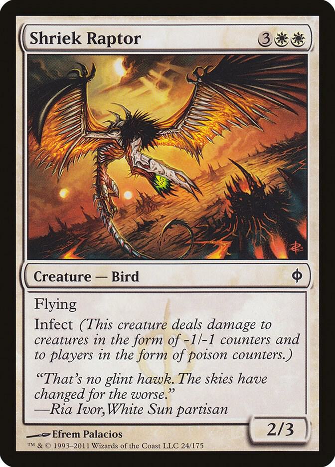 Shriek Raptor (24) [New Phyrexia]