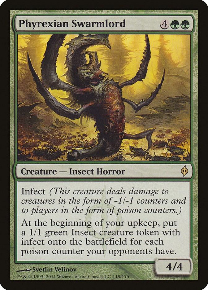 Phyrexian Swarmlord (119) [New Phyrexia]