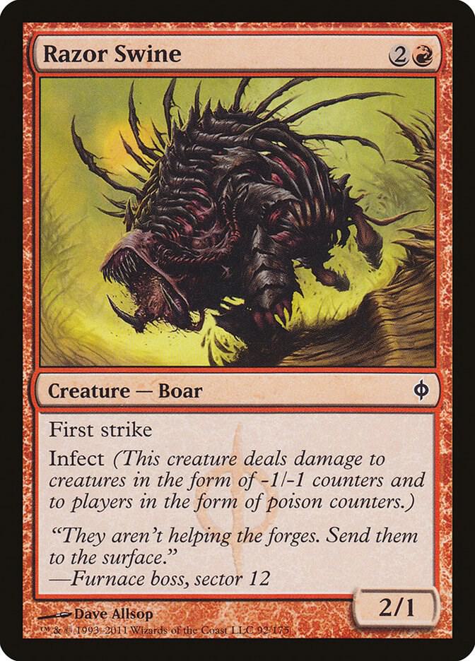Razor Swine (92) [New Phyrexia]