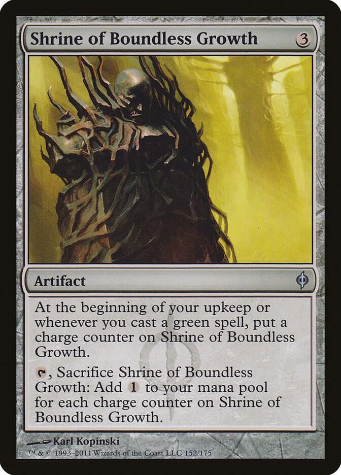 Shrine of Boundless Growth (152) [New Phyrexia]