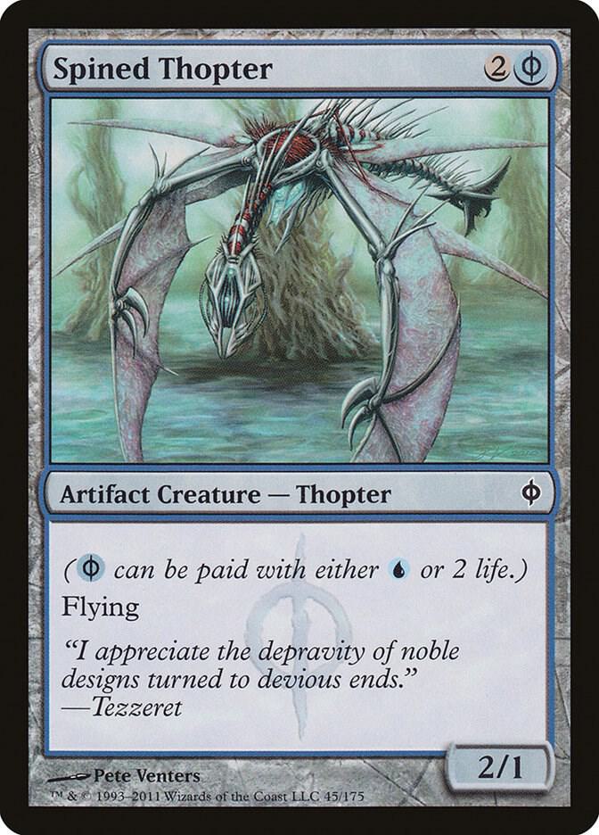 Spined Thopter (45) [New Phyrexia]
