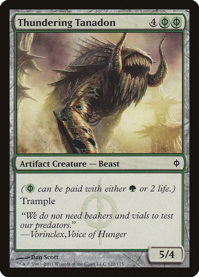 Thundering Tanadon (122) [New Phyrexia]