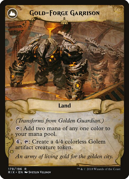 Golden Guardian (179) [Rivals of Ixalan] Reverse