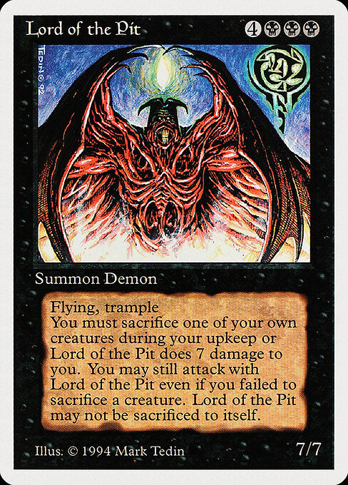 Lord of the Pit (116) [Summer Magic / Edgar]