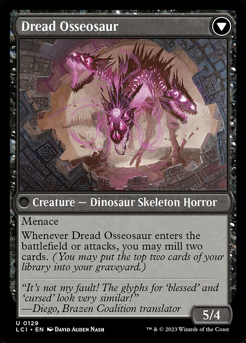 Visage of Dread (129) [The Lost Caverns of Ixalan] Reverse