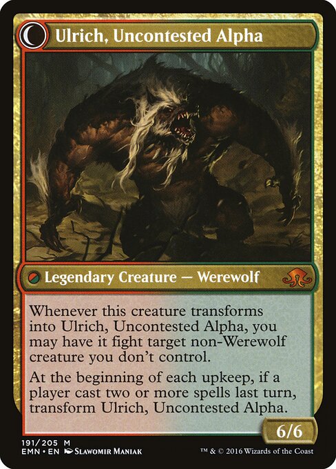 Ulrich of the Krallenhorde (191) [Eldritch Moon] Reverse